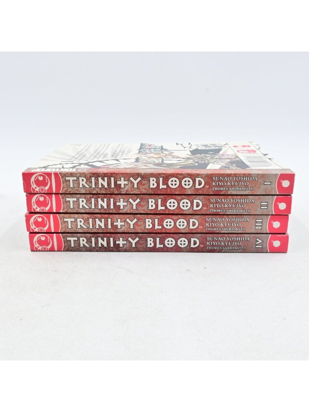 Trinity Blood Volumes 1-4 Manga By Sunao Yoshida Tokyopop English Edition